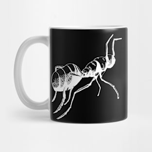 Ant Bug Sketch White Mug